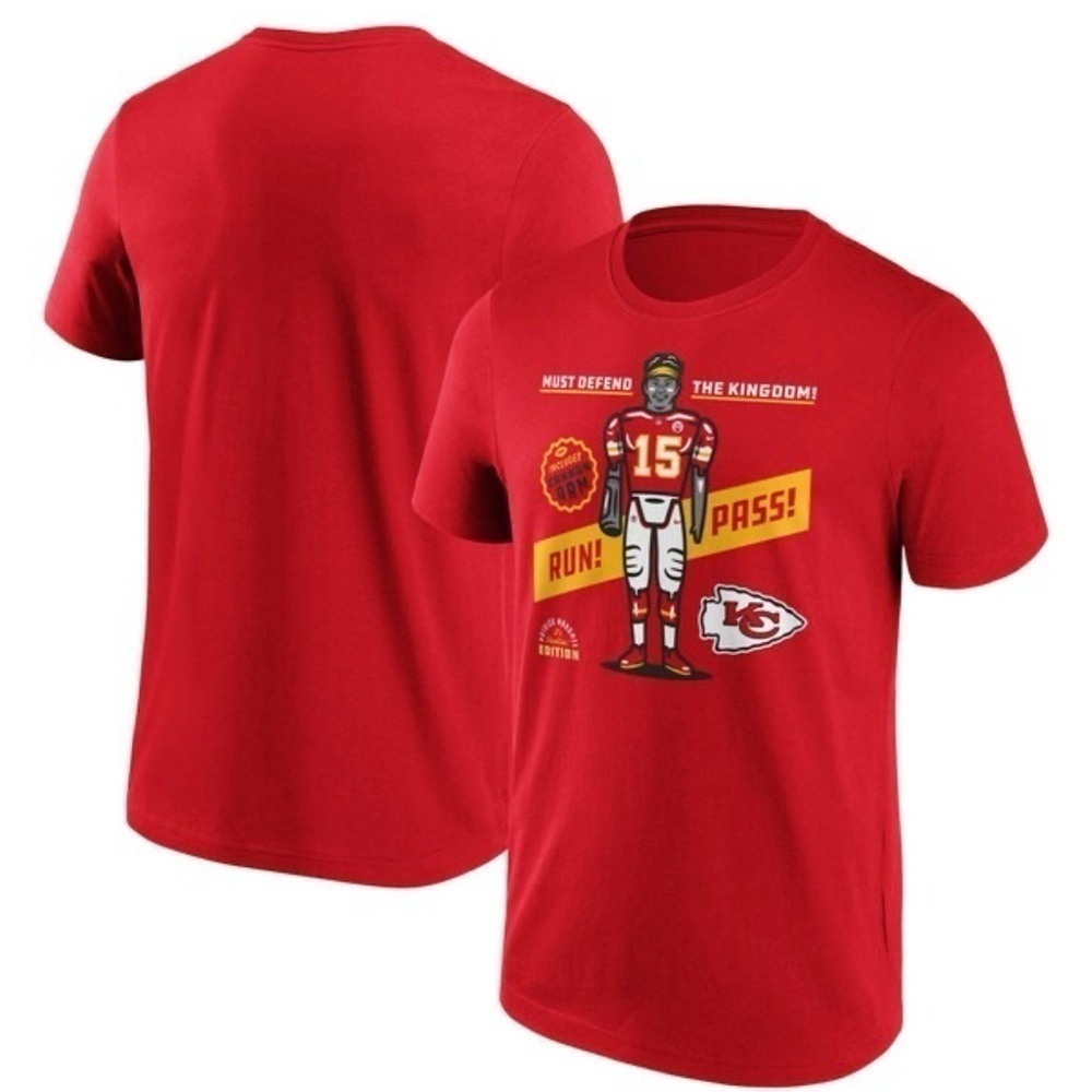 Kansas City Chiefs Patrick Mahomes Iconic Hometown Graphic T-Shirt - Mens Medium